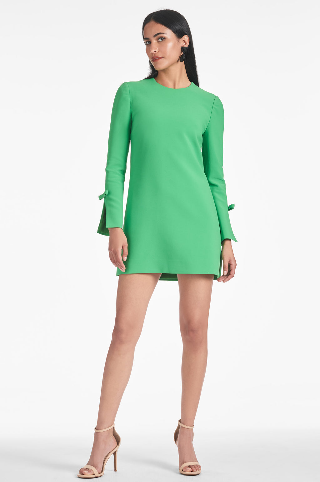 green shift dress